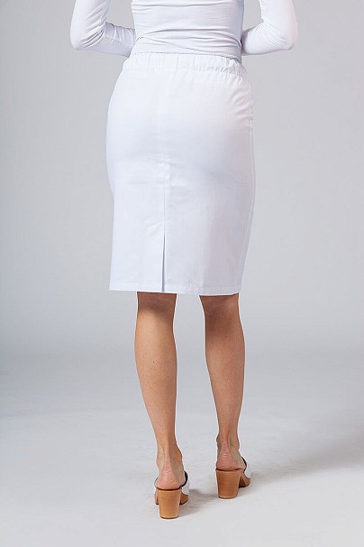 Spódnica medyczna długa Sunrise Uniforms biała (elastic)