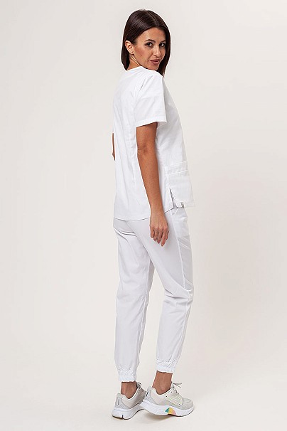 Komplet medyczny damski Sunrise Basic Jogger FRESH biały