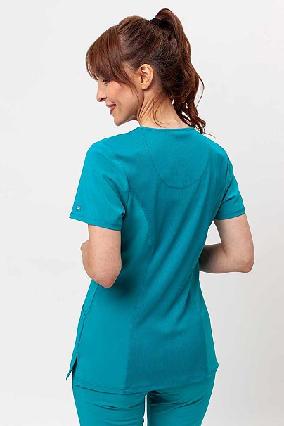 Bluza medyczna damska Cherokee Infinity Round Neck morski błękit