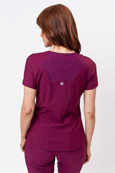 Bluza medyczna damska Maevn Embrace Luna wiśniowa