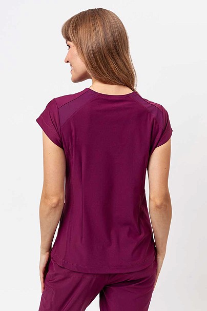 Bluza medyczna damska Maevn Embrace Zoe wiśniowa