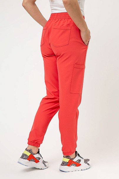 Spodnie medyczne damskie Cherokee Ultra jogger koralowe