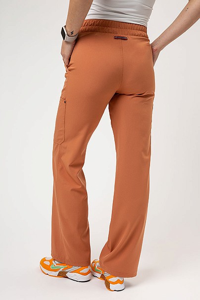 Spodnie medyczne damskie Dickies EDS NXT Wide Leg imbirowe