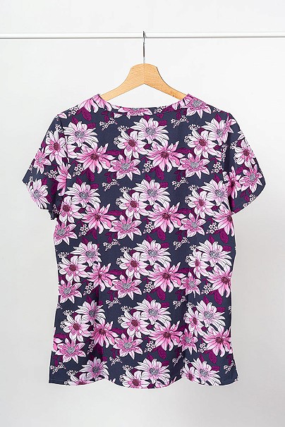 Kolorowa bluza damska Maevn Prints botaniczne piękno