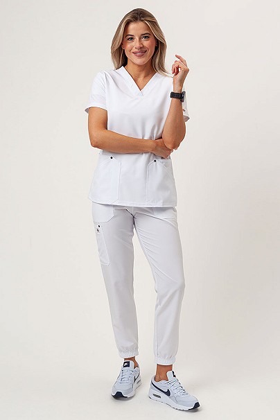 Bluza medyczna damska Dickies EDS NXT V-neck biała