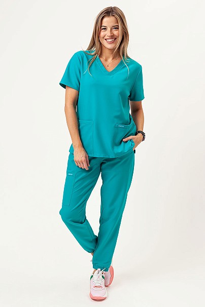 Bluza medyczna damska Cherokee Ultra V-neck Top morski błękit