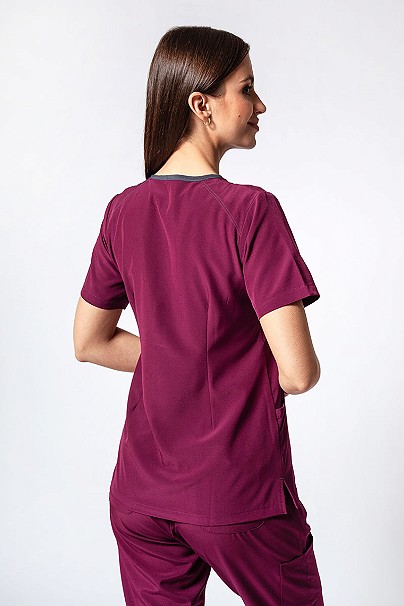 Bluza damska Maevn Matrix Impulse Stylish wiśniowa