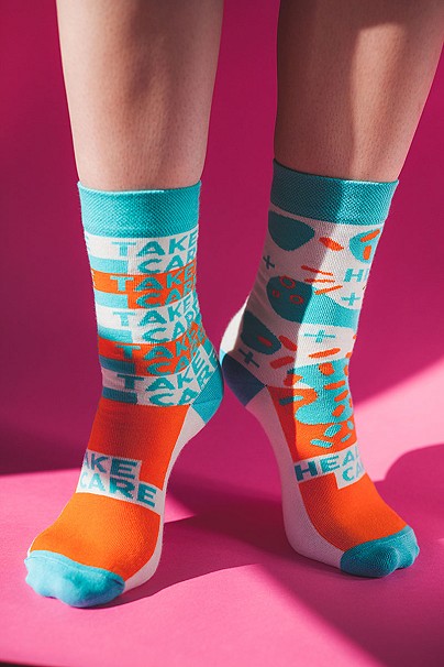 Kolorowe skarpetki Take Care - UniformSocks