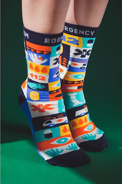 Kolorowe skarpetki Emergency Room - UniformSocks