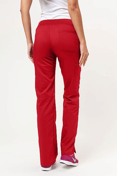 Spodnie medyczne damskie Cherokee Revolution Straight Leg czerwone