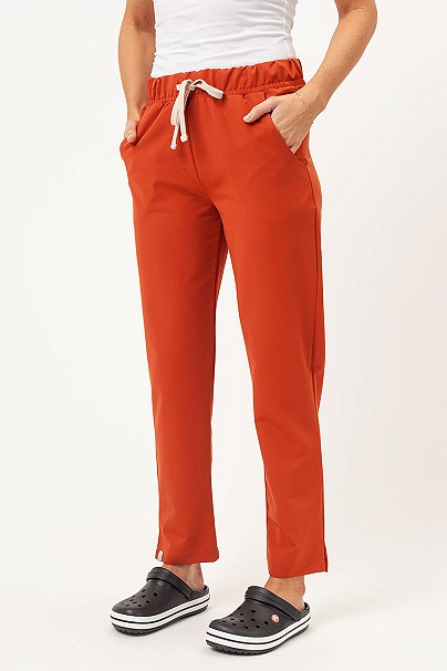 Spodnie medyczne damskie Sunrise Uniforms Premium Pride rooibos tea