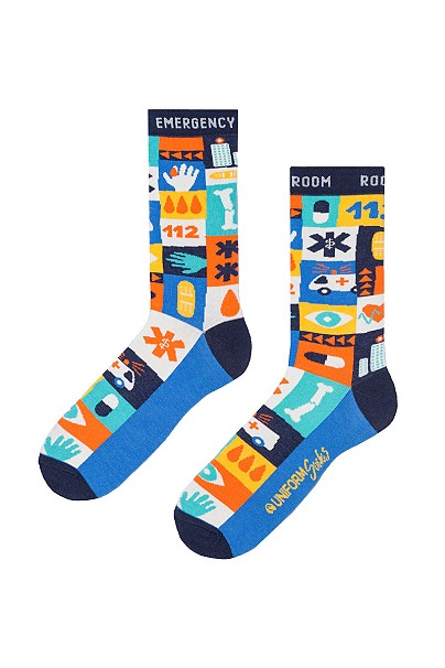 Kolorowe skarpetki Emergency Room - UniformSocks