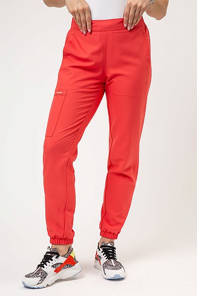 Spodnie medyczne damskie Cherokee Ultra jogger koralowe