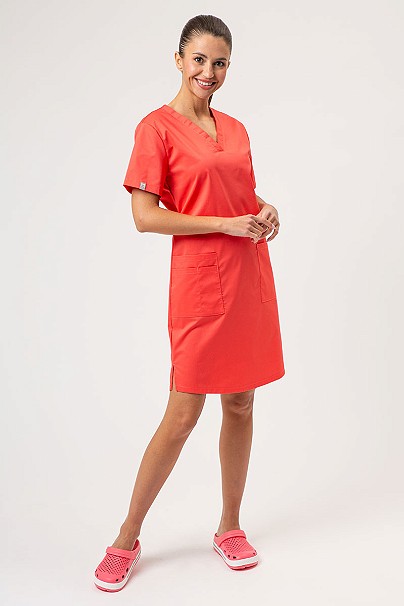 Sukienka medyczna damska Sunrise Uniforms Vital koralowa