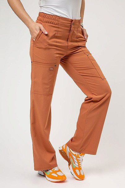 Spodnie medyczne damskie Dickies EDS NXT Wide Leg imbirowe