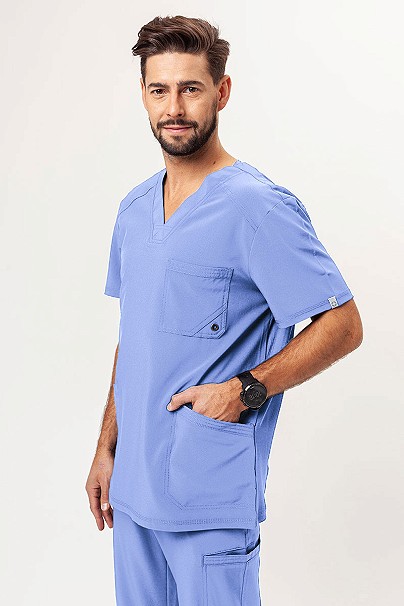 Bluza medyczna męska Cherokee Infinity V-neck Men klasyczny błękit