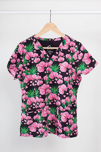 Kolorowa bluza damska Maevn Prints orchid nights