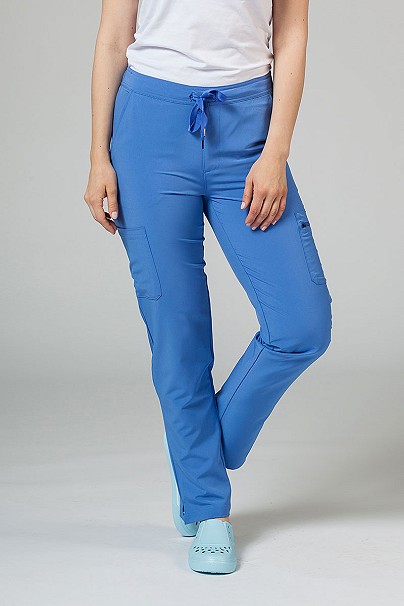 Spodnie damskie Adar Uniforms Skinny Leg Cargo klasyczny błękit