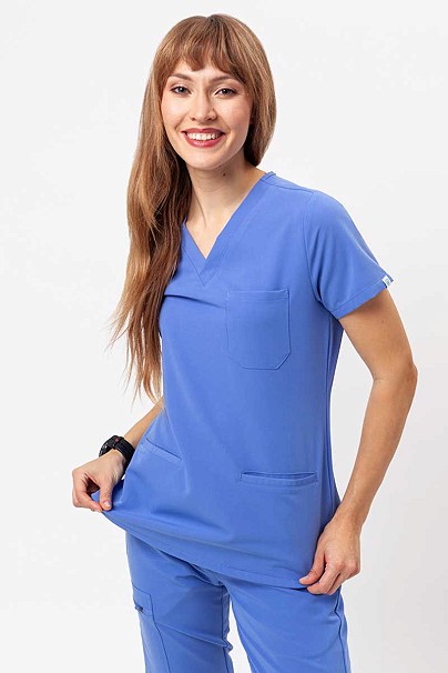 Bluza medyczna damska Uniforms World 518GTK™ Phillip klasyczny błękit
