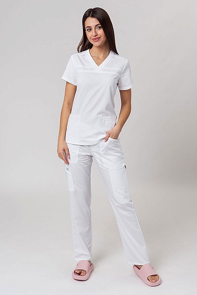 Komplet medyczny damski Dickies Balance V-neck biały