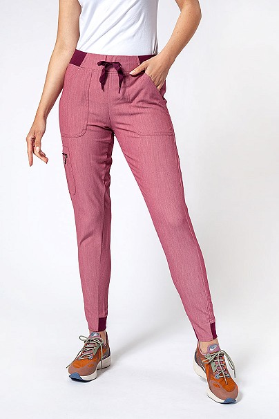 Spodnie damskie Adar Uniforms Ultimate Yoga Jogger wrzosowe