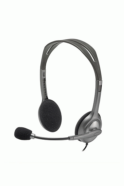 Słuchawki z mikrofonem Logitech Stereo Headset H111